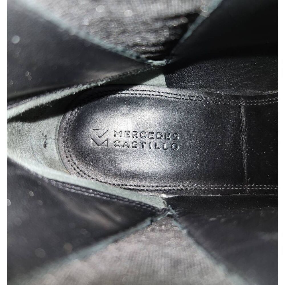 Mercedes Castillo Xandra Black Patene Leather Bootie Size‎ 8.5 - Picture 6 of 7